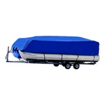 Boat Cover Pontoon Heavy Duty Rain Snow Dust Resistant Sun Uv Protector 21-24FT. Fixed Price $54.39.