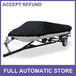 16-18FT 210D Trailerable Cover Waterproof Fishing Bass Speedboat V-shape. Fixed Price $50.74.