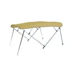 Carver A(8SQ)4893UB-16 4-BOW Square Tube Sunbrella Bimini Top Toast New. Fixed Price $666.79.