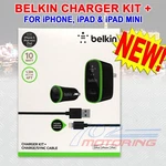 Belkin Charger Kit With Lightning To Usb Cable (10 WATT/2.1 Amp Each, Retail Box. Fixed Price $8.33.