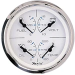 Faria Beede Instruments 33851 Chesapeake White Ss 4" Multifunction Gauge. Fixed Price $194.06.