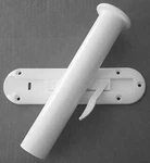 Roll Control Pvc 11" Track Bar W/ Fishing Pole Rod Holder Slide Out Boat. Fixed Price $42.95.