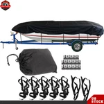 12FT 56INCH Waterproof Heavy Duty Black Boat Cover For Jon Trailerable. Fixed Price $20.80.