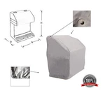 Waterproof Pontoon Boat Captain Stand Cover 24"DX27"WX33"H Grey 600D Heavy Duty. Fixed Price $39.99.