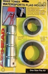 Airhead Kwik Tek FWT-1 Aluminum Flag Holder Designed For Mounting On Wakeboard. Fixed Price $60.00.