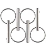 Small Quick Release Pin 3/16" Stainless Steel Bimini Top Marine Hardware 4 Pack. Fixed Price $12.86.