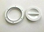 Marine Boat 4" Round Access Hatch Cover Screw Out Deck Plate White Sale. Fixed Price $7.95.