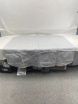 Shademate 80147SIL Universal Bow 59 1/2" X 63" Bimini Top Silver Marine Boat. Fixed Price $87.96.
