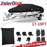 17-19FT Heavy Duty Boat Cover Trailerable V-hull Tri-hull Fishing Runabout. Fixed Price $40.30.