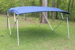 New Vortex Square Tube Frame 4 Bow Pontoon/deck Boat Bimini Top 12' Navy 97-103". Fixed Price $450.00.
