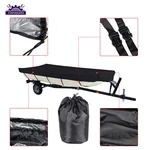 For Jon Boat 12FT-18FT Width Up To 75IN Beam 210D Black Cover Usa. Fixed Price $23.94.