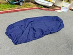 Novurania Inflatable Boat Cover. 335DL Model With Bow Or Console Handrails. Fixed Price $450.00.