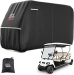 Kemimoto 600D Waterproof Golf Cart Cover, Universal Heavy Duty Large 6-SEATER. Fixed Price $153.78.