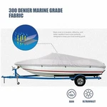 Goodsmann Trailerable Boat Cover Heavy Duty 300D V-hull Waterproof Brand New. Fixed Price $159.99.