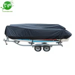 Waterproof Boat Cover Trailerable Marine Grade Fishing V-hull Runabout 17-19FT. Fixed Price $44.86.