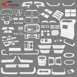 White Center Console Interior Trim & Exterior Decor Covers 2021-25 Ford F150. Fixed Price $16.99.