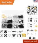 112 Pairs Sewing And Eyes Closure Set 3 Styles Skirt Hooks, Sew-.... Fixed Price $17.66.