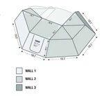 Overland Ovs Nomadic 270 Driver Side Dark Gray Wall Awning 18109909. Fixed Price $249.99.