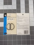 Dritz 117-114-1 Rings 1-1/4" Black Nickel 4CT #2. Fixed Price $8.00.