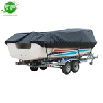 Waterproof Heavy Duty Trailerable Fishing V-hull Runabouts Boat Cover 14 15 16FT. Fixed Price $43.15.