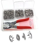 Kaximon Fasteners Kit 200 Sets, 9.5MM Fabric Snaps Clothing No Sew.... Fixed Price $23.60.