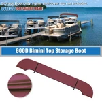 Square Tube Bimini Top Storage Boot With Light Hole 97"-103" 600D Wine Red Set. Fixed Price $32.29.