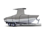 Zenicham 600D Marine Grade T-top Boat Cover 22-24FT Grey. Fixed Price $135.00.