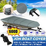 12-14FT Beam 600D Polyester Heavy Duty Trailerable Waterproof Sun Jon Boat Cover. Fixed Price $53.24.