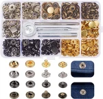 Fastener Kit,metal Snaps Buttons With Fixing Tools, 4 Color. Fixed Price $18.99.
