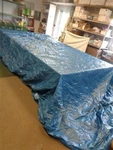 Classic Accessories 20-151-090501-00 Universal Pontoon Cover Blue 21' 24' Boat. Fixed Price $179.95.
