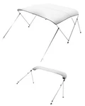 Boat Bimini 3 Bow 54-60 46 Waterproof Light Grey Vevor Tops 600D. Fixed Price $179.99.