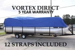 Vortex Direct 24 Ft Pontoon Cover For Tracker Boats, Royal Blue. Fixed Price $156.00.