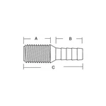 Forespar 905016 1/8 Hose Adapter. Fixed Price $12.96.
