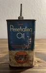 Vintage Gulf Lead Top 5 Penetrating Handy Oiler Can Rough Shape. Fixed Price $10.49.