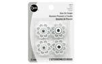 Dritz 442-9 Sew-on Snaps With Flower Design, White, Size 25MM,. Fixed Price $20.99.