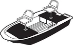 7.6OZ Boat Cover Pelican Ultima 12 THRU-1998. Fixed Price $262.25.