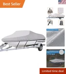 Universal Boat Cover 17'-19' Heavy-duty Waterproof Protection With Storage Bag. Fixed Price $89.29.