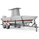 Vinpatio Boat Cover, 900D Waterproof T-top Center Gray For. Fixed Price $153.99.