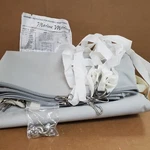 Marine Moorings 30" X 70" Portable Privacy Curtain- Light Grey. Fixed Price $75.00.