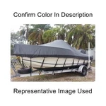 Carver 77815F-10 Styled-to-fit Travel Boat Cover Poly-flex Ii Slate Gray New. Fixed Price $180.05.