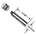 Camp Company E-1E-ZINC 1.5" X 0.5" 3/8" Npt Pencil Anode W/o Plug. Fixed Price $22.77.