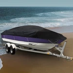 New 14FT Boat Cover Black For Jon 70 Inch 210D Protection Waterproof. Fixed Price $21.40.