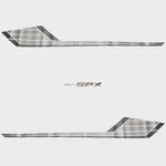 Sea Ray Boat Graphic Decal Kit 3211601 Spx 2015 Charcoal (3 Pc). Fixed Price $263.84.