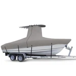 Marine Grade Waterproof Center Console Boat Cover With Top Roof, Storage. Fixed Price $275.99.