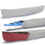 Eliteshield Canoe Kayak All Weather Boat Storage Cover Fits Up 16'L Grey. Fixed Price $107.99.
