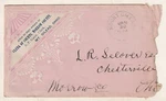 Super Aesthetic Movement Embossed Cover Envelope Mt Gilead Ohio 1888 Pink Style. Fixed Price $54.00.
