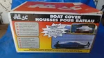1563MAC V-hull Fishing Boat 14'-6" Attached Motor Cover Double Duck, Haze Gray. Fixed Price $89.98.