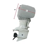 Carver 70002F10 Boat Motor Cover - Gray. Fixed Price $43.08.