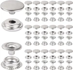 Framendino, 200 Pack Stainless Steel Snap Fastener Kit, 15MM Heavy Silver. Fixed Price $11.96.