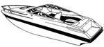 7.6OZ Boat Cover Buehler Thirty-five 1964. Fixed Price $457.13.